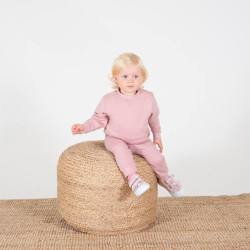 Sweatshirt en coton régénéré et en polyester recyclé personnalisé