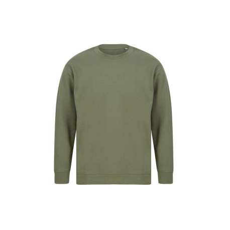 Sweat en coton régénéré et en polyester recyclé personnalisé
