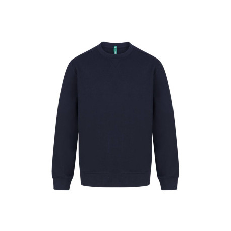 Sweat en coton régénéré et en polyester recyclé personnalisé