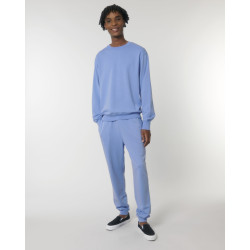 Le sweatshirt col rond unisexe medium fit en terry effet délavé personnalisé