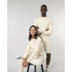 Le sweatshirt col rond unisexe medium fit en terry personnalisé