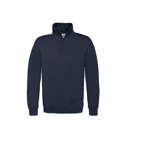 Sweat col zippé vierge ou à personnaliser - Express et pas cher