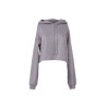 Sweat capuche femme court personnalisé