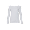 Sweat femme col large vierge ou à personnaliser