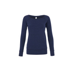 Sweat femme col large vierge ou à personnaliser