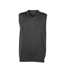 Pull sans manche col V vierge ou à personnaliser