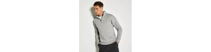 Sweat demi-zip