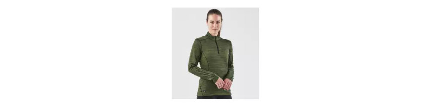 Sweat demi-zip Femme